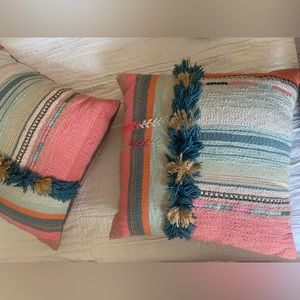 Anthropologie throw pillows (2)